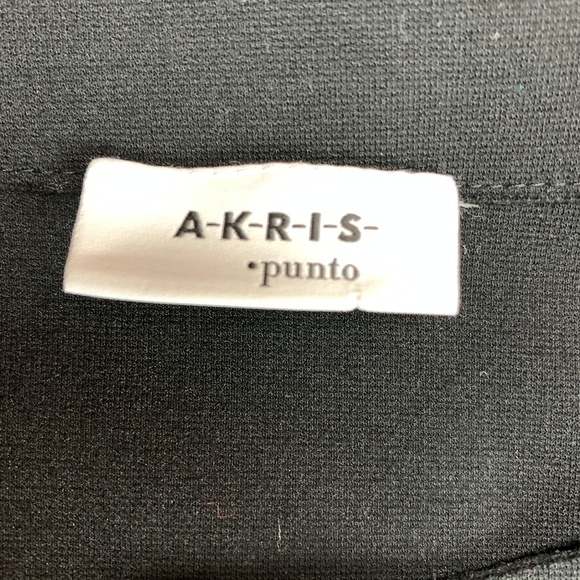 AKRIS PUNTO 8 100% Italian Silk Knit Blouse Black - Picture 4 of 7